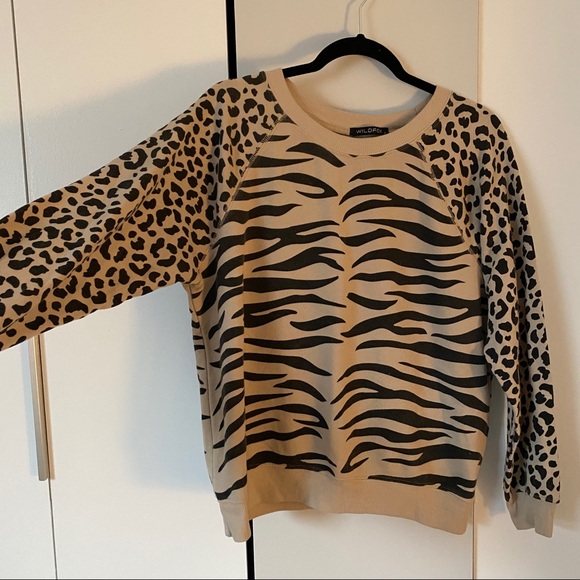 Wildfox Cheetah and Zebra Sweatshirt - Picture 3 of 5